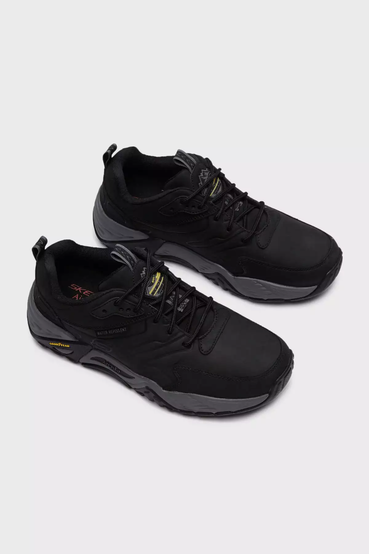 کفش ورزشی آرچ فیت با لوگو چرم مردانه مدل 204409 مشکی برند Skechers - 904104925