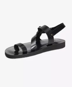 سندل چرم طبیعی مردانه مشکی برند Greyder - 682888770