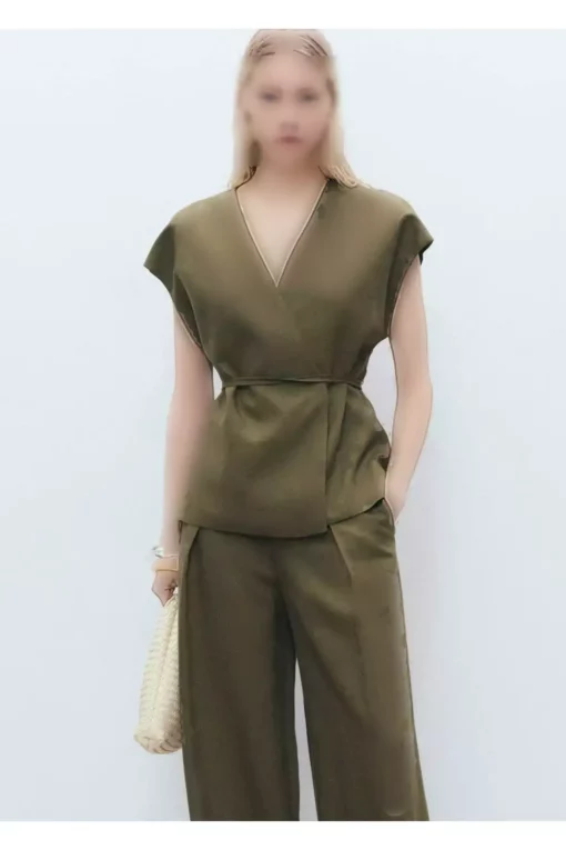 تیشرت کراس لیوسل برند MANGO - 937693226