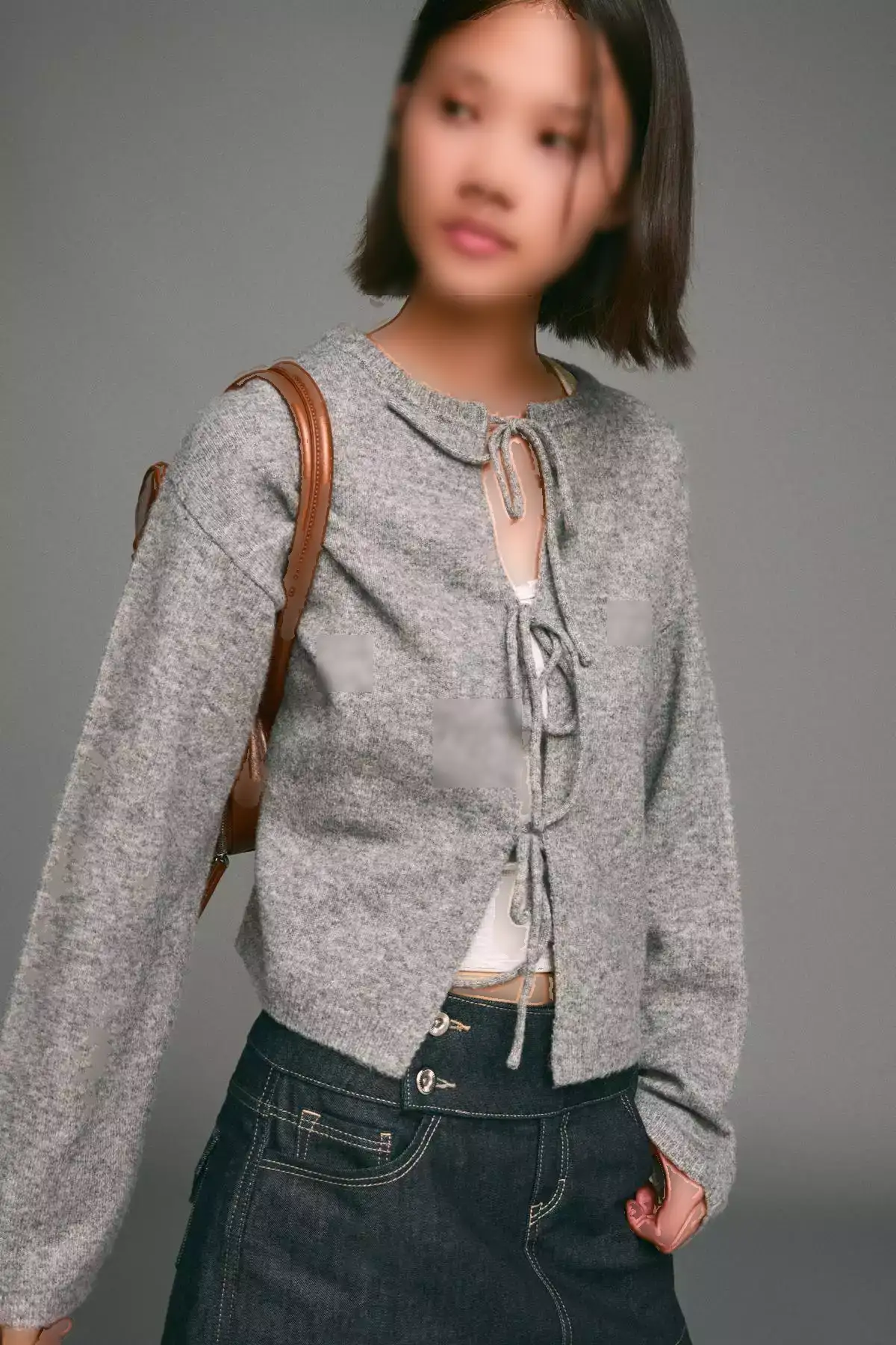 جلیقه با بند برند Bershka - 966848772