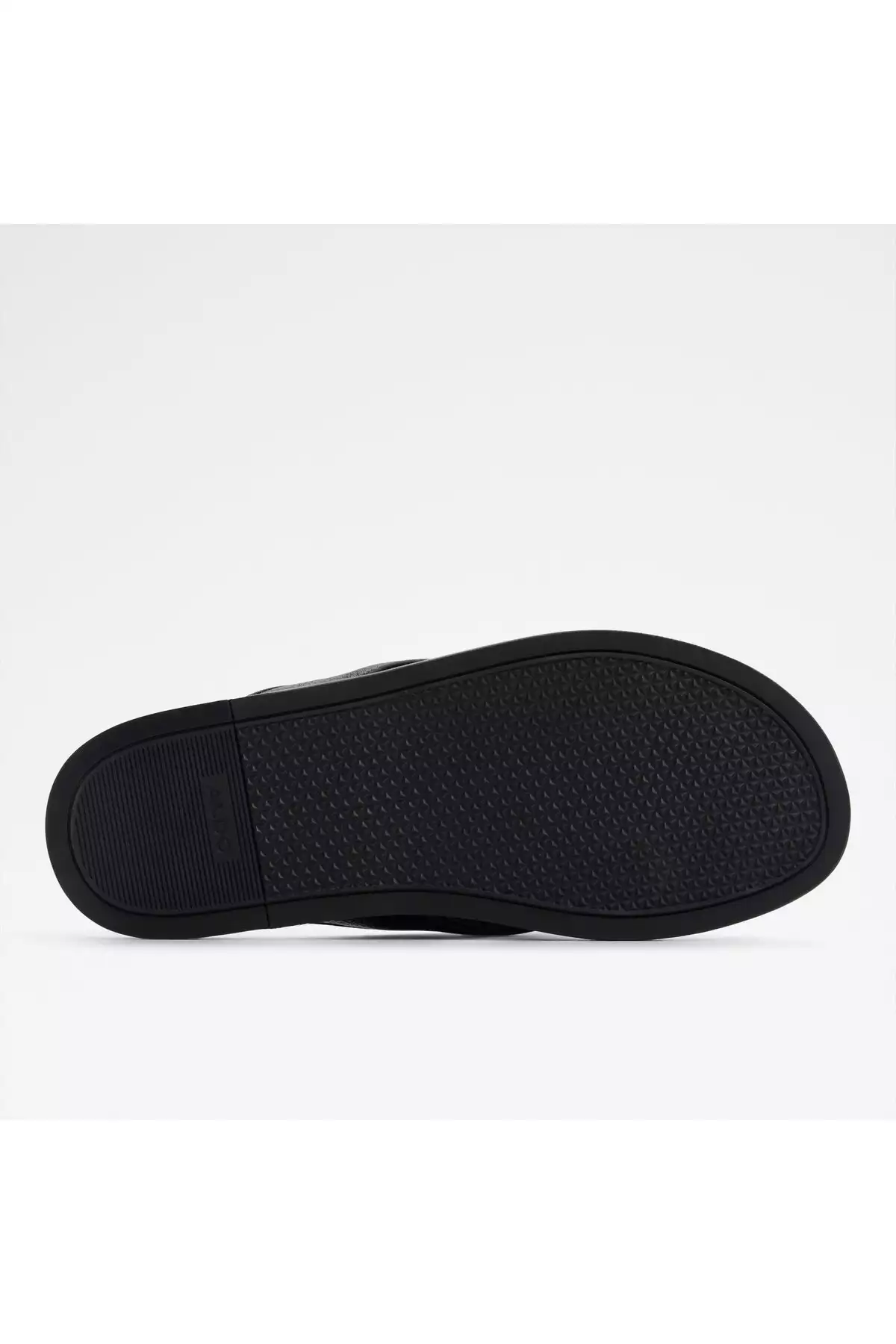 TAZZO - دمپایی مردانه از چرم طبیعی مشکی ساده برند Aldo - 922141974