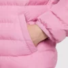 عطر ورزشی سبک با پر مصنوعی، مانتوی زمستانی دخترانه صورتی برند Nike - 991255263