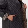 کاپشن بزرگ و بلند با طرح لئوپارد برند Veger - 859024629