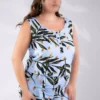 سرهمی گلدار سایز بزرگ آبی برند Roxxlen - 965777380