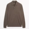 پولوشرت گردنباز بافت پشمی صد در صد مییرنوس برند Massimo Dutti - 975139972