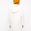 بارانی زنانه با کلاه و آستین بلند و ساده برند LC Waikiki - 717580128