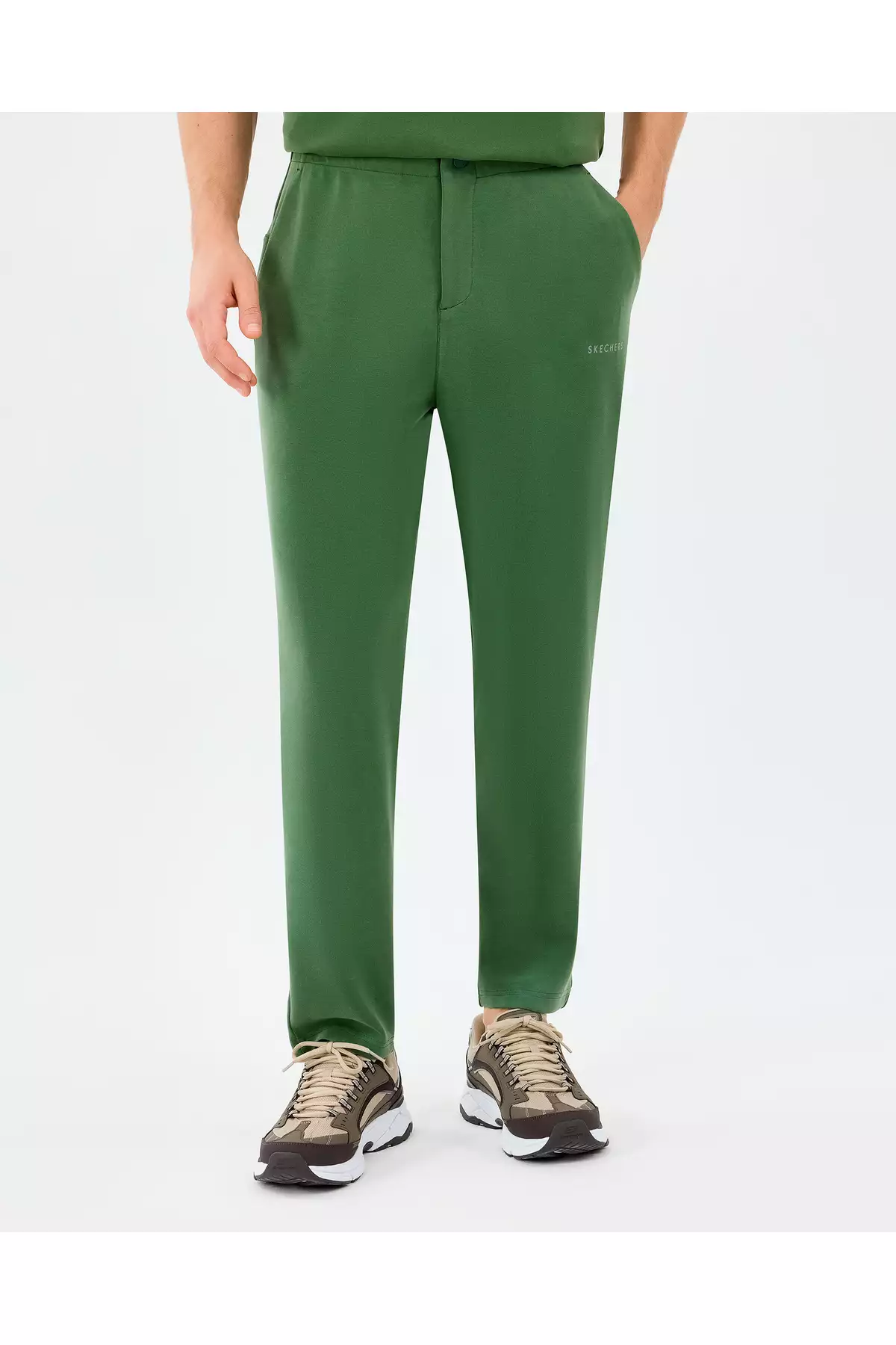 شلوار Sweatpant مردانه M Slim Pant رنگ خاکی مدل S2510042-4255 برند Skechers - 992535401