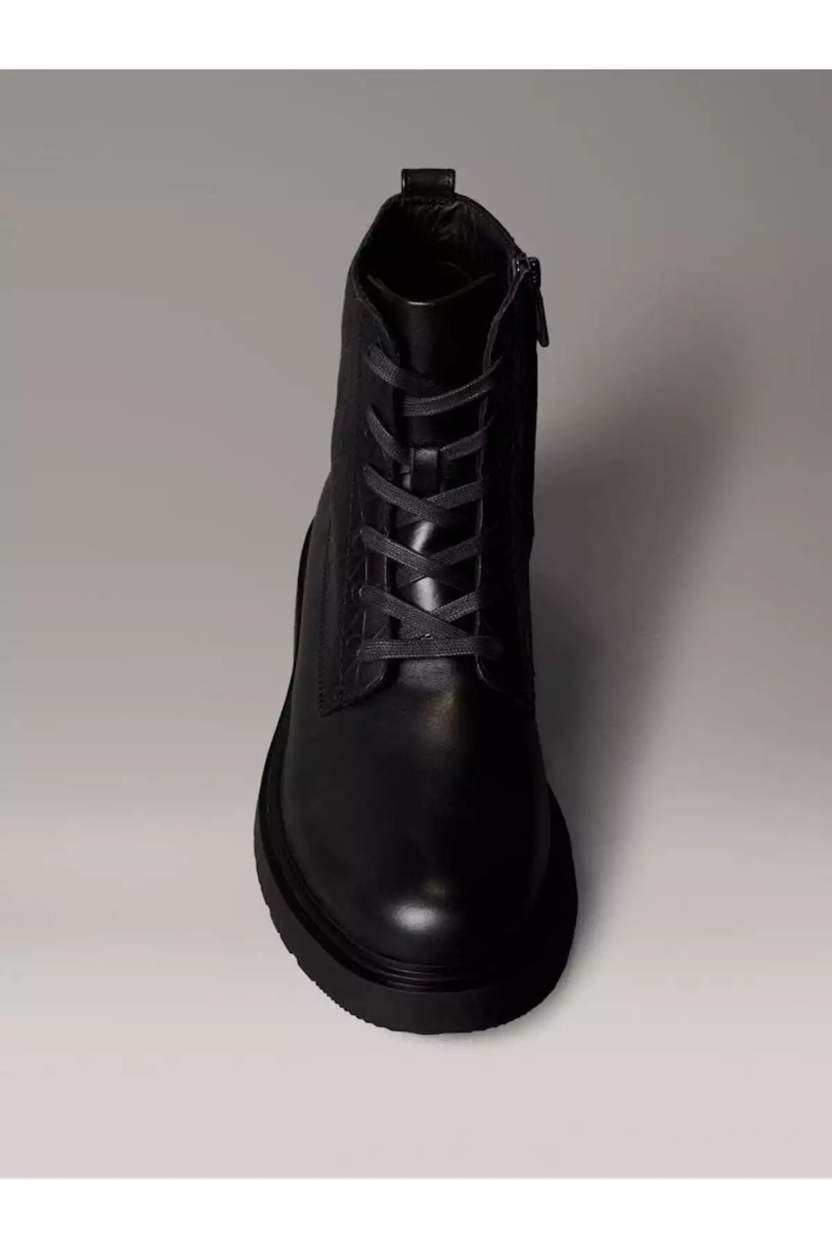 چکمه نظامی با بند و زیپ AOP برند Calvin Klein - 1019191338