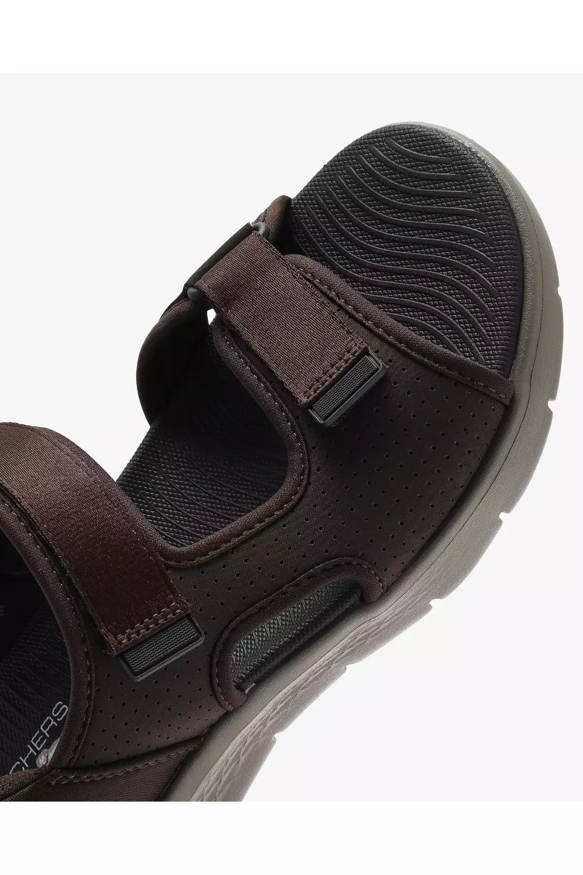 صندل مردانه گام راحتی فلت - ورودی آسان رنگ قهوهای 229210 برند Skechers - 920416671