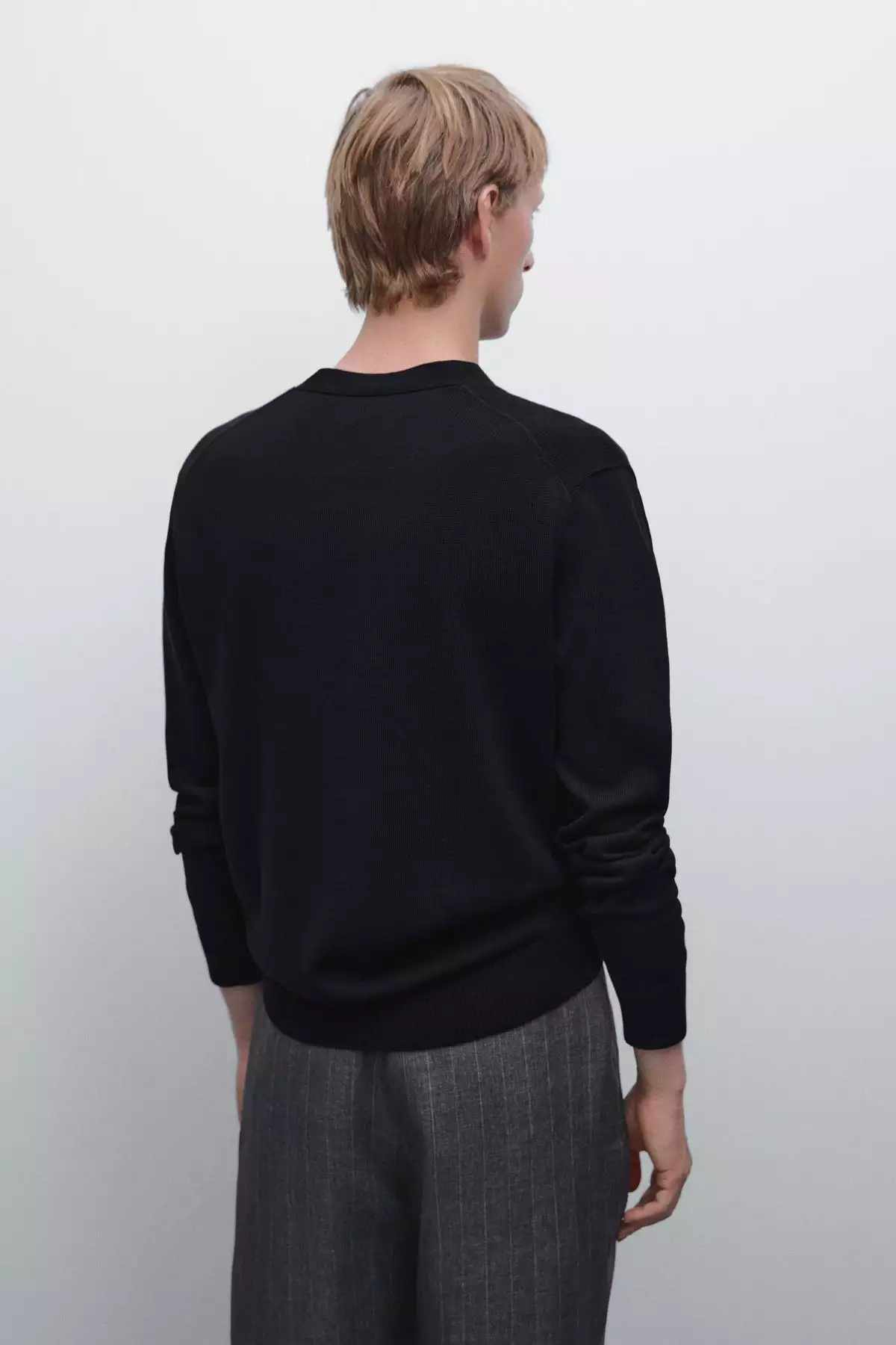 ژاکت تریکو ۱۰۰% پنبه برند Massimo Dutti - 966119542