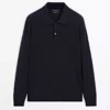 تیشرت پولو یقه دار بافت کیشمی ۱۰۰% برند Massimo Dutti - 951321550