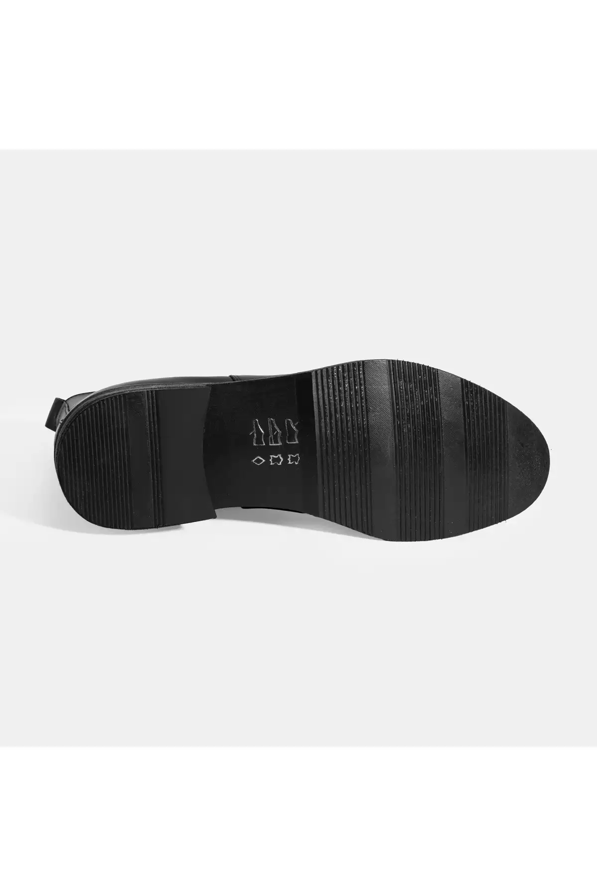 چکمه چرمی مشکی مردانه با جزئیات لاستیکی برند Desa - 990035723