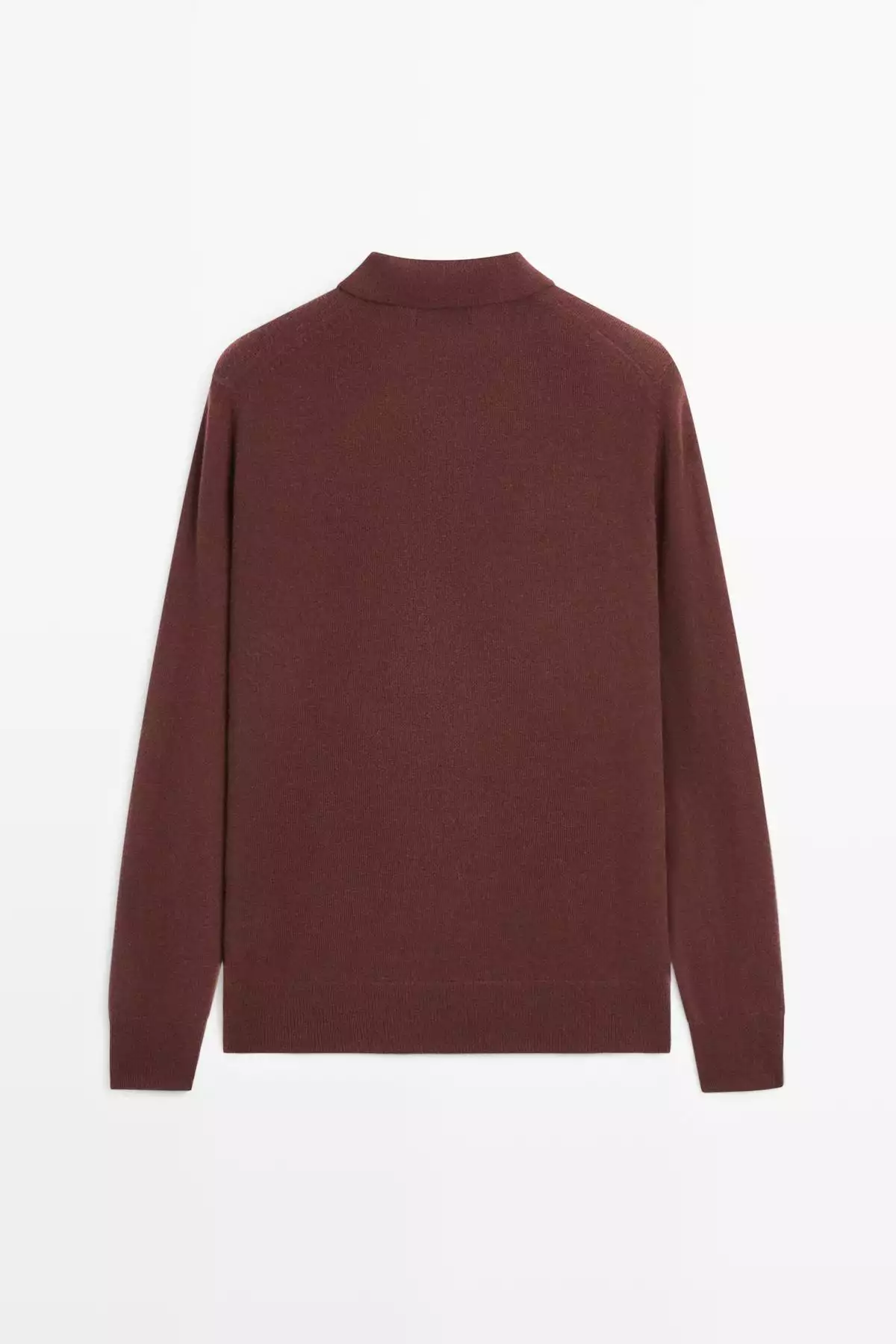 پلیور یقهگرد پشمی ترکیبی برند Massimo Dutti - 985437194
