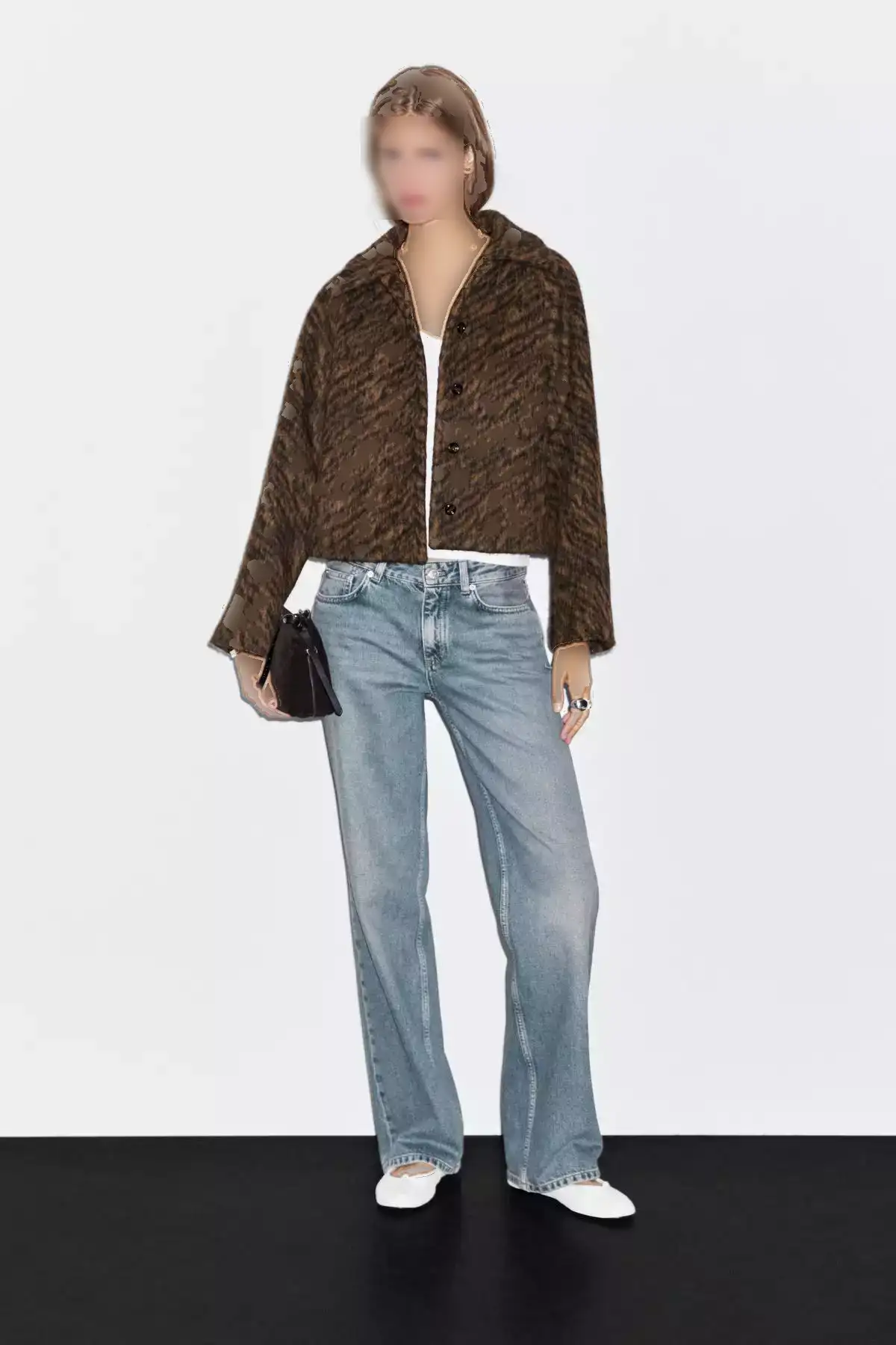 کابان کوتاه طرحدار برند Massimo Dutti - 974491805