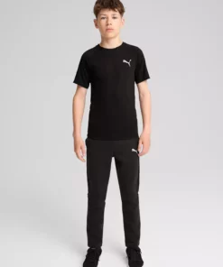 تی‌شرت مشکی ساده مردانه کودک برند Puma - 855688444