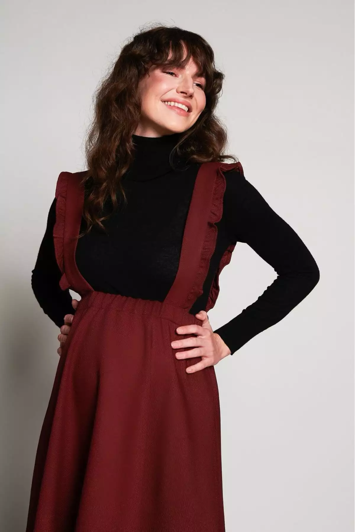 دامن بارداری سارلت بوردو برند Lyn Mama - 468395870