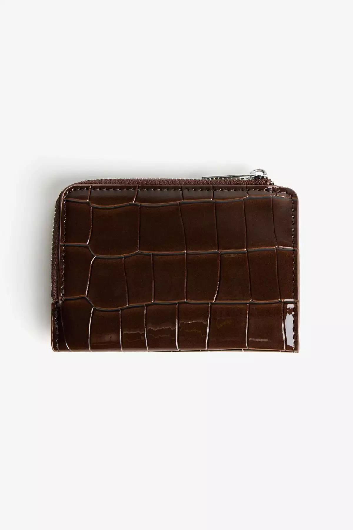 کیف پول با سطح مصنوعی لامع و طرح برجسته برند Bershka - 955347159