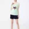 ست خواب شورت و تاپ زنانه یواس پولو آسین مدل 16692 - رنگ نعناع برند U.S. Polo Assn. - 219620860