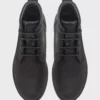 بوت مردانه مشکی چرم اصل اسکریمی برند Aldo - 858177280