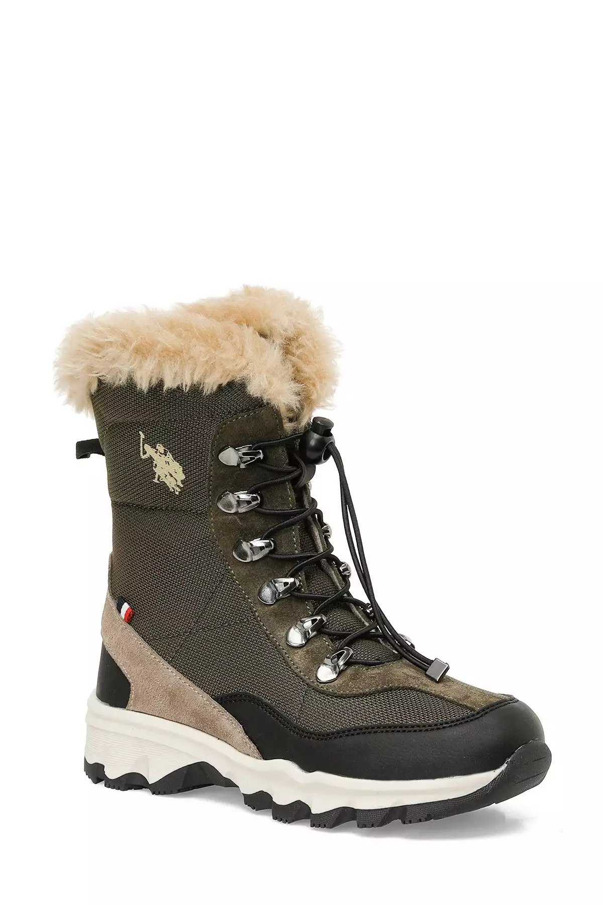 چکمه بچگانه مردانه GLOPPE 4PR رنگ هاکی برند U.S. Polo Assn. - 882373754