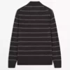 پلیور یقهدار پشمی راهراه برند Massimo Dutti - 984771840