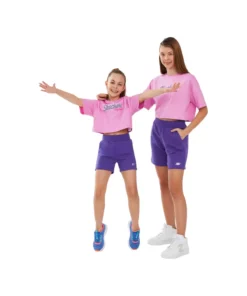 تیشرت گرافیکی کوتاهدست دخترانه بزرگ به رنگ صورتی روشن مدل SK241040-590 برند Skechers - 1026130556