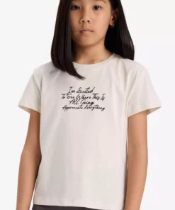 تیشرت کوتاهکلاهای چاپی مخصوص دختر بچهها مدل E5892A825SM برند Defacto - 935157885