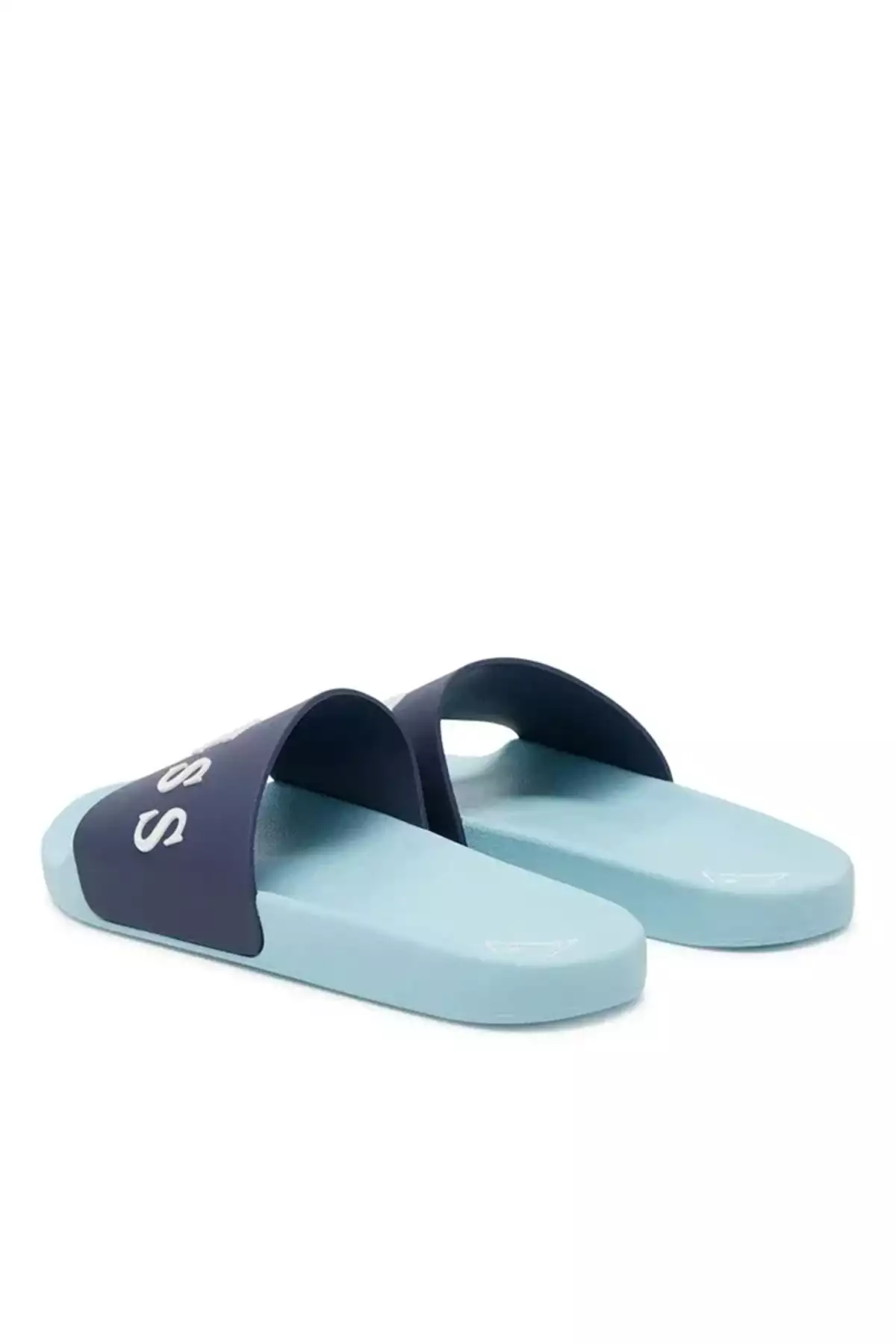 دمپایی مردانه بلوک رنگی آبی SLIDES برند Guess - 942953684