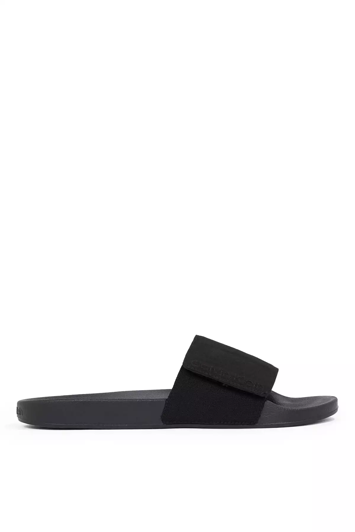 دمپایی مشکی مردانه با زیره صاف و قفل چسبی HM0HM01749-BEH برند Calvin Klein - 941196416