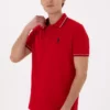 پولو یقه دار مردانه مدل رگولر فیت رنگ قرمز تیشرت پایه 50306011-VR030 برند U.S. Polo Assn. - 928101153
