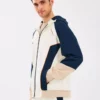 هودی زیپدار نیمهکژوال بافتدار مردانه M Diagonel Lw Fleece S2510027 رنگ بژ برند Skechers - 928895958