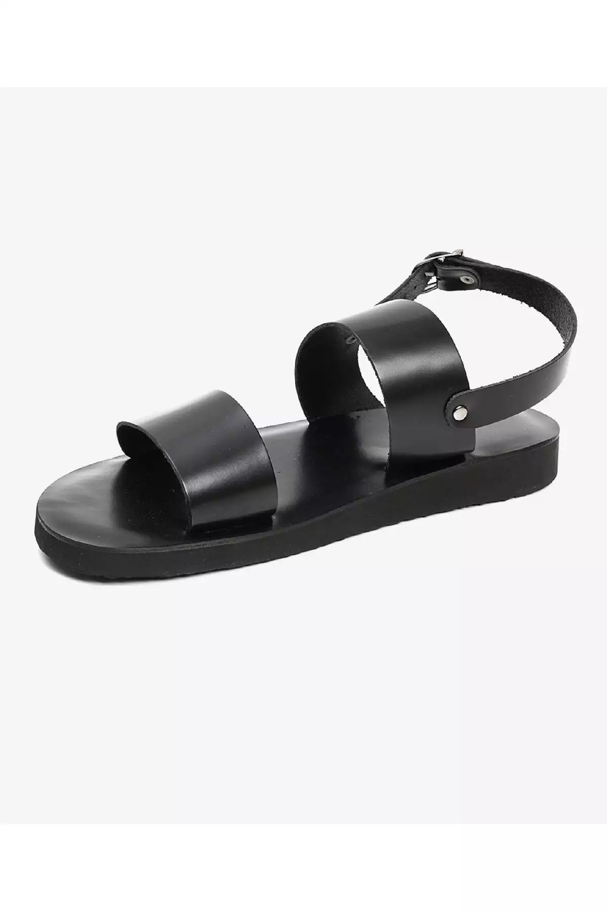 صندل مردانه سیاه از چرم طبیعی برند Greyder - 707196796