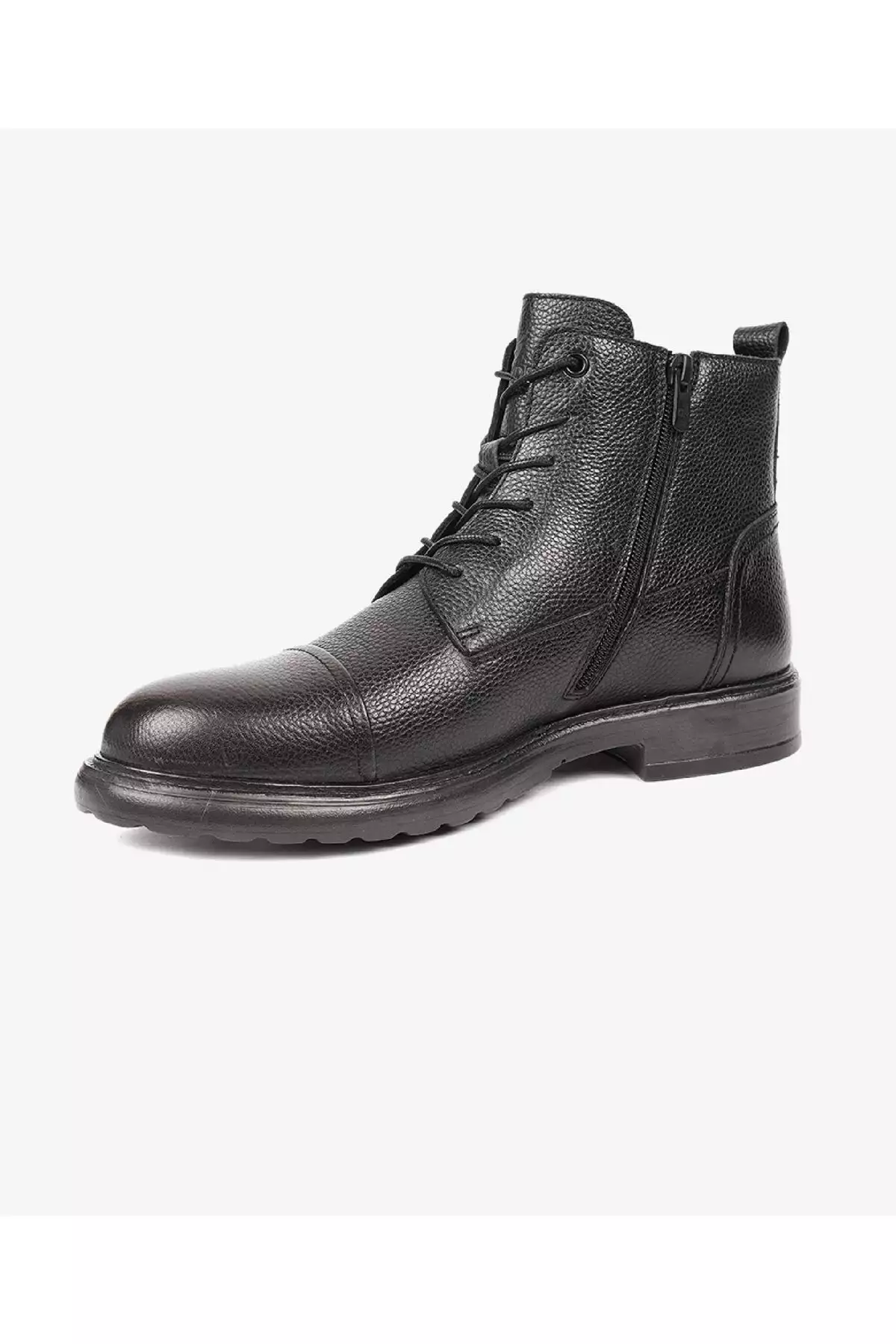 بوت روزمره چرمی طبیعی مشکی مردانه برند Greyder - 874742177