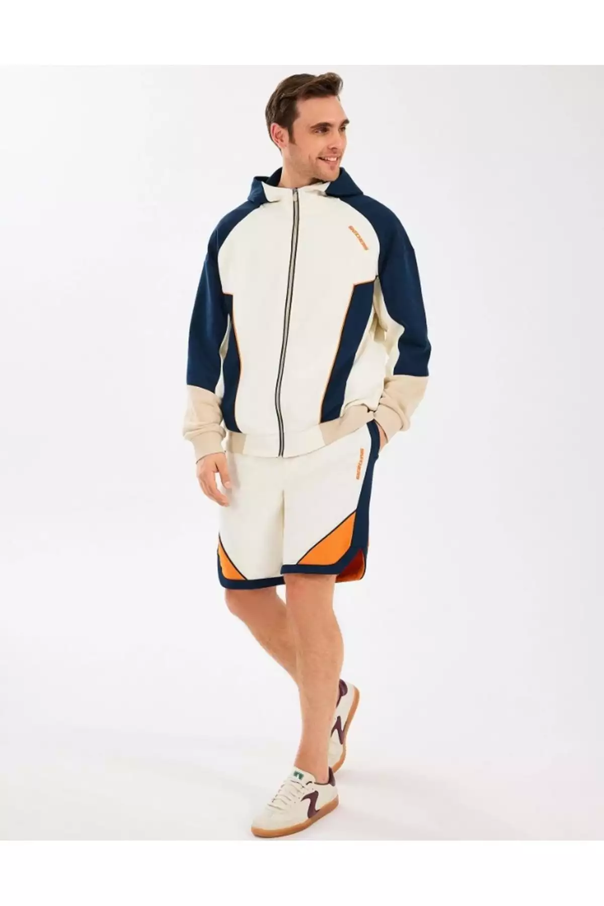 هودی زیپدار نیمهکژوال بافتدار مردانه M Diagonel Lw Fleece S2510027 رنگ بژ برند Skechers - 928895958