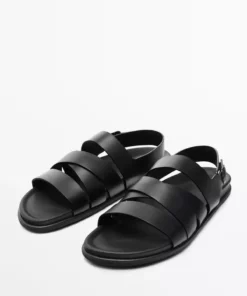سندل با بند ناپا برند Massimo Dutti - 920558193