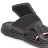 دمپایی مردانه آناتومیک تابان با رویه چرم طبیعی مشکی برند U.S. Polo Assn. - 863425171