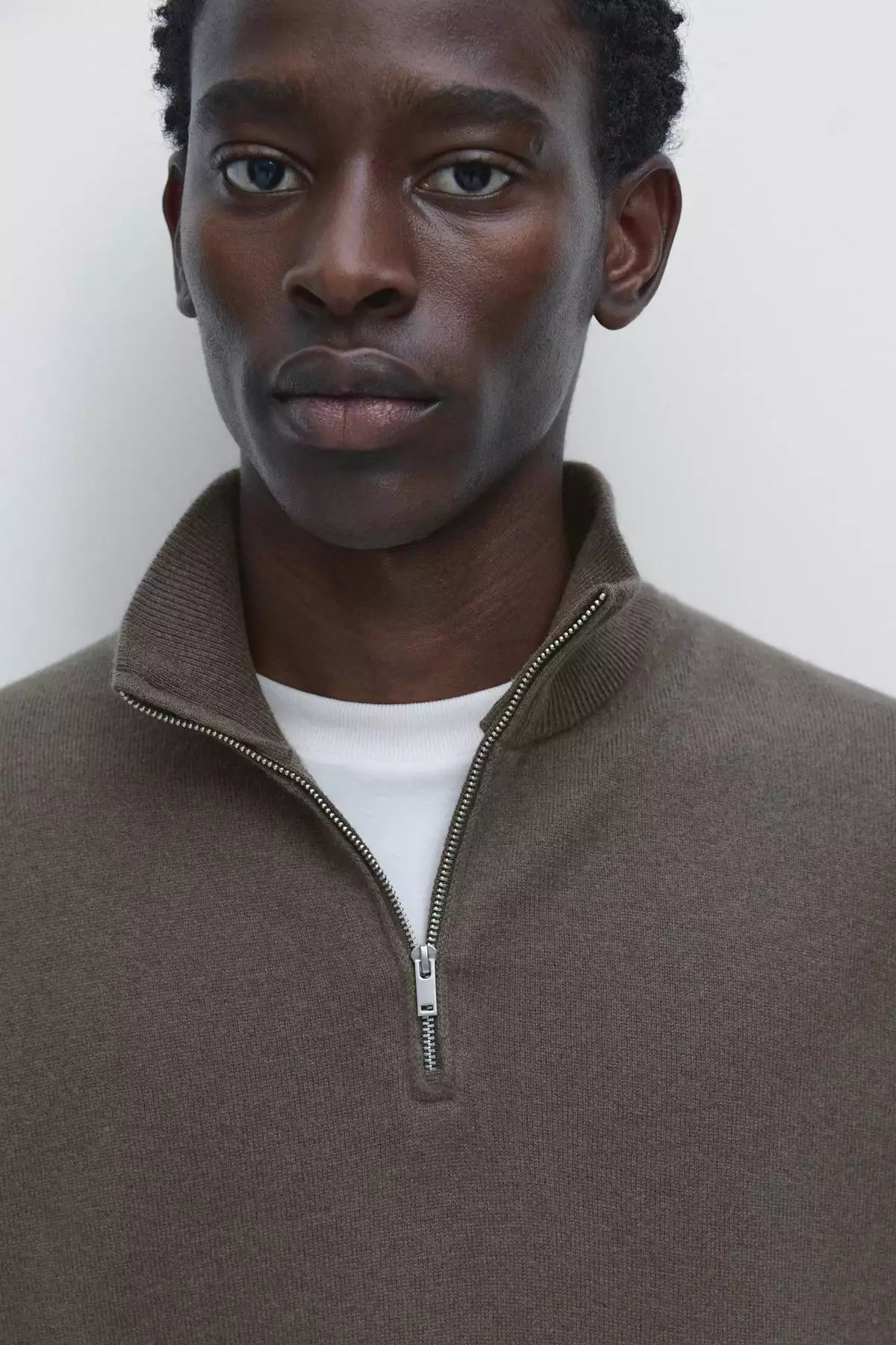 ژاکت با یقه ایستاده و زیپ دار برند Massimo Dutti - 991329607