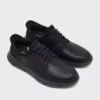 کفش کژوال مردانه مدل گارزا با ترکیب چرم ضد آب 205278 BBK برند Skechers - 1036242940