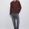 ژاکت استین کوتاه با یقه گلابی از مخلوط پشم برند Massimo Dutti - 995475650