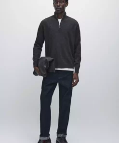 ژاکت با یقه ایستاده و زیپ دار برند Massimo Dutti - 991327850