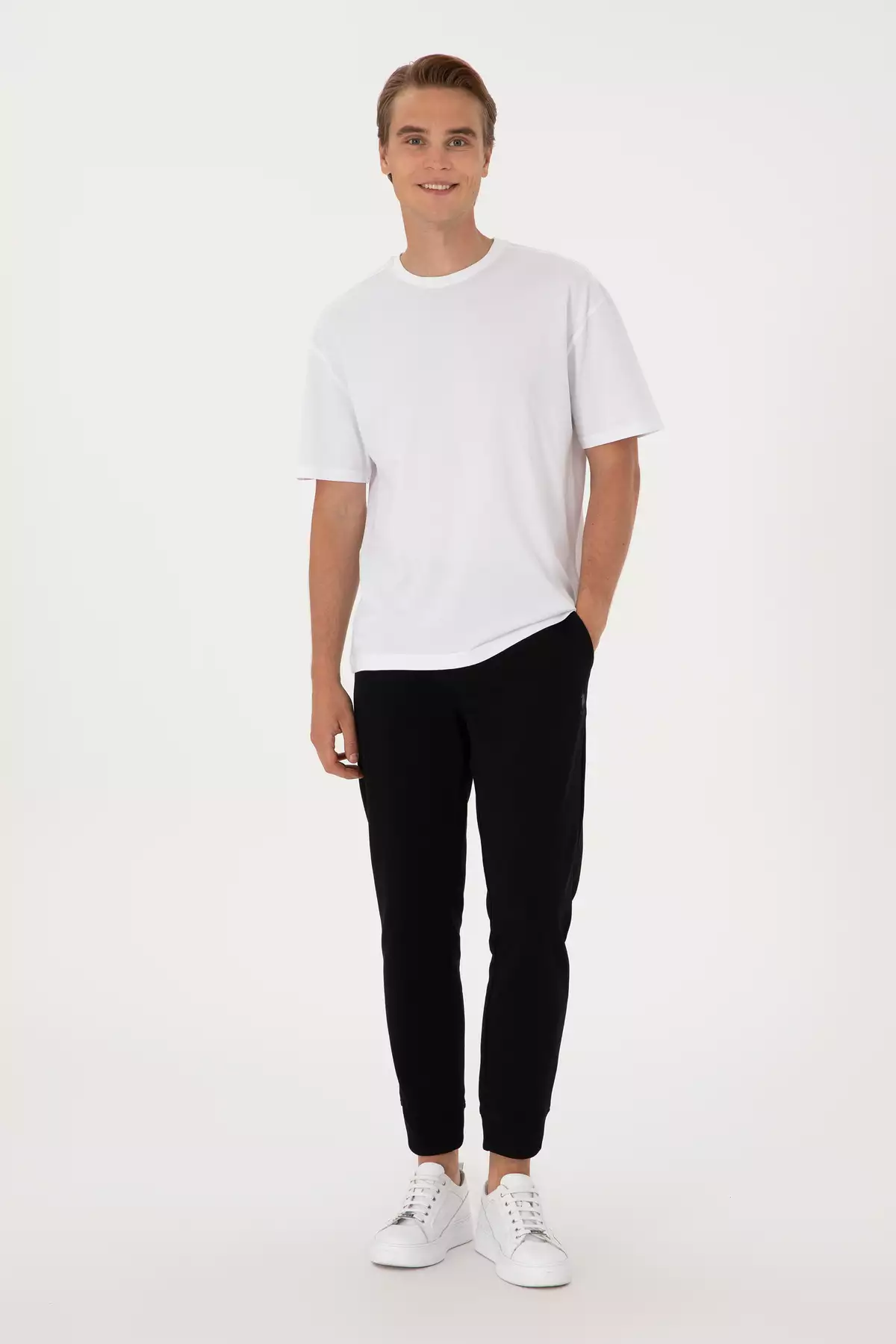 شلوار ورزشی مشکی مردانه 50299452-VR046 برند U.S. Polo Assn. - 886429023