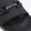 یک جفت دمپایی تخت مشکی از جنس چرم مصنوعی مردانه برند Aldo - 817829447