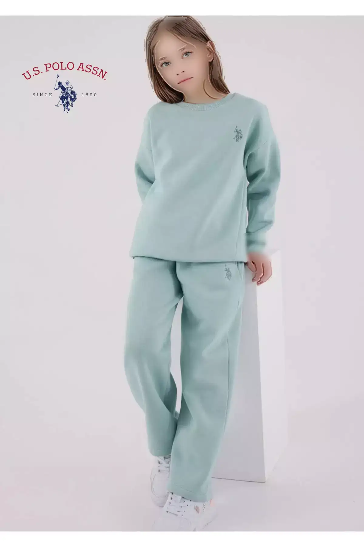 ست لباس ورزشی دخترانه پنبهای برند U.S. Polo Assn. - 1020435764