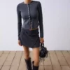 ژاکت با دکمه بافتنی برند Bershka - 984750508