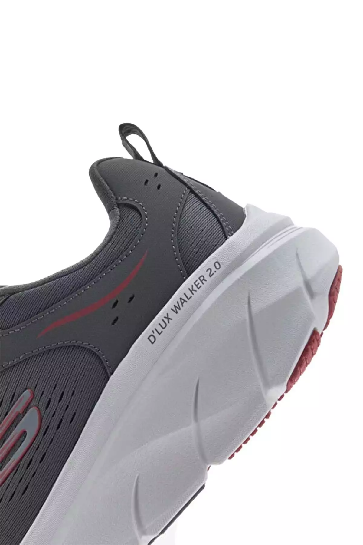 کفش راحتی مردانه D`lux Walker 2.0-Durven 232715/Ccrd - خاکستری-قرمز برند Skechers - 883968234