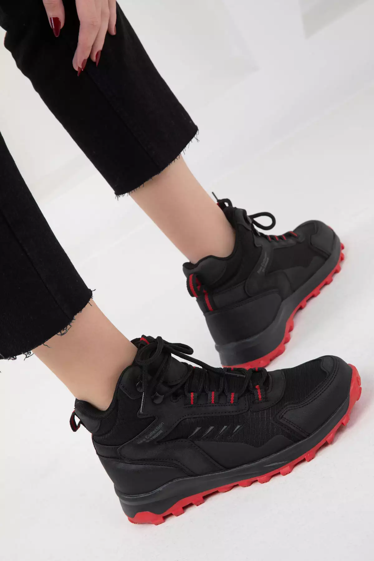 بوت و بوتی unisex مشکی-قرمز 20127 برند SOHO - 888704664