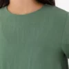 ست تونیک و شلوار آئروبین پایه - رنگ خاکی - برند Refka - 970448629