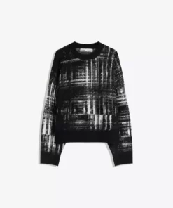 پیراهن جارسِ با طرح چاپی براشیس برند Bershka - 1038100181