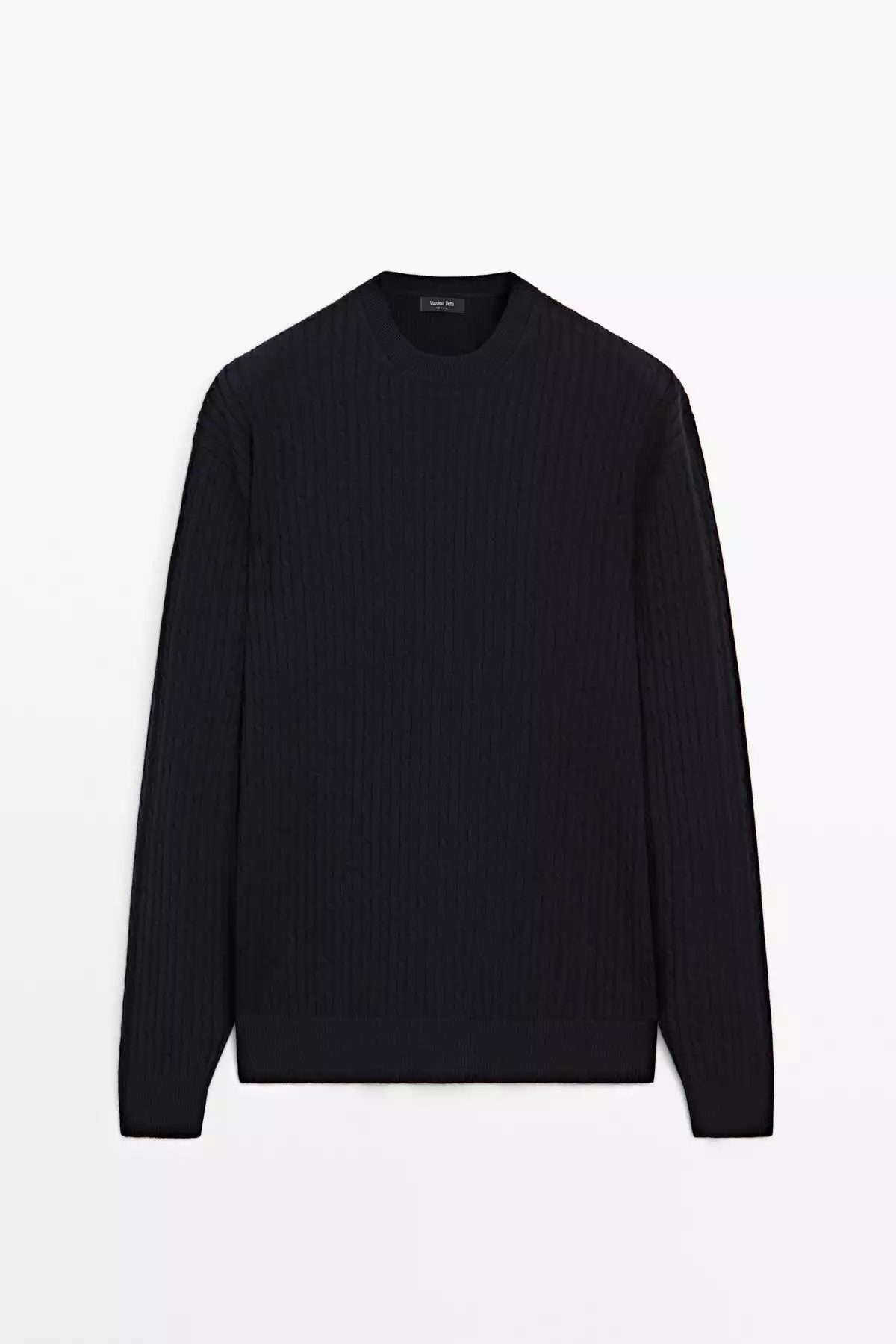 کنار بافتنی بافته شده از پنبه برند Massimo Dutti - 977920600