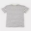 تیشرت کوتاه آستین با یقه گرد خطدار برای نوزاد پسر E6740A525SM برند Defacto - 921597269